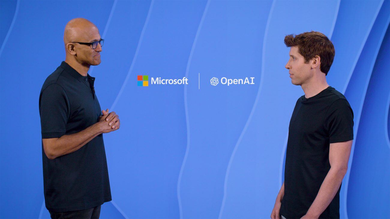 Satya Nadella y Sam Altman