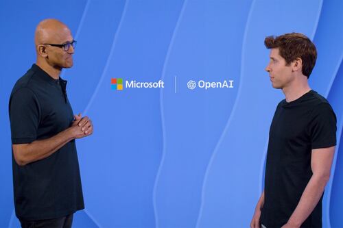 ¿Sam Altman podría asociarse con el CEO de Microsoft? Esto es lo que se sabe