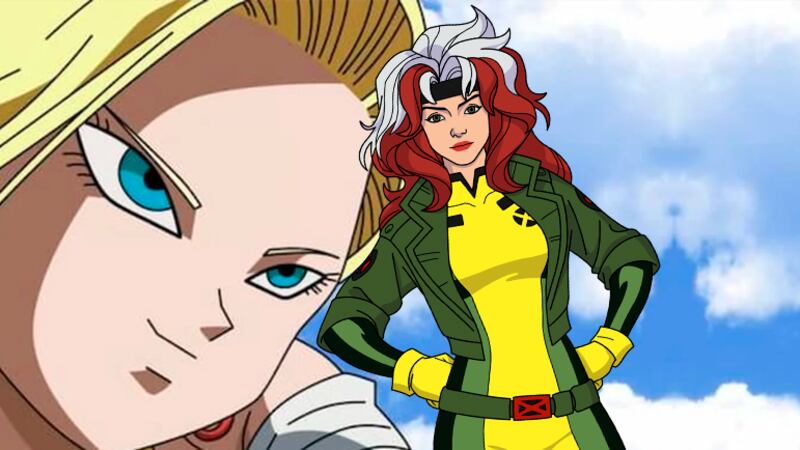 Androide 18 jamás había lucido tan exuberante como en este Fan Art que mezcla el mundo de X-Men ‘97 con Dragon Ball Z a través de Rogue.