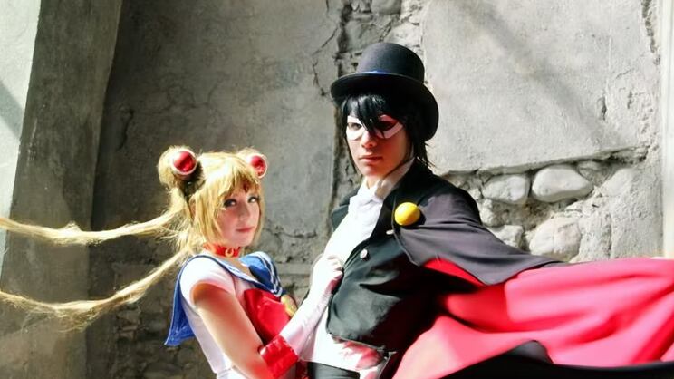 Cosplay de SailorMappy y JhonkunAGM.