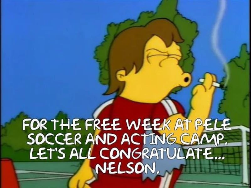 Nelson en Los Simpson