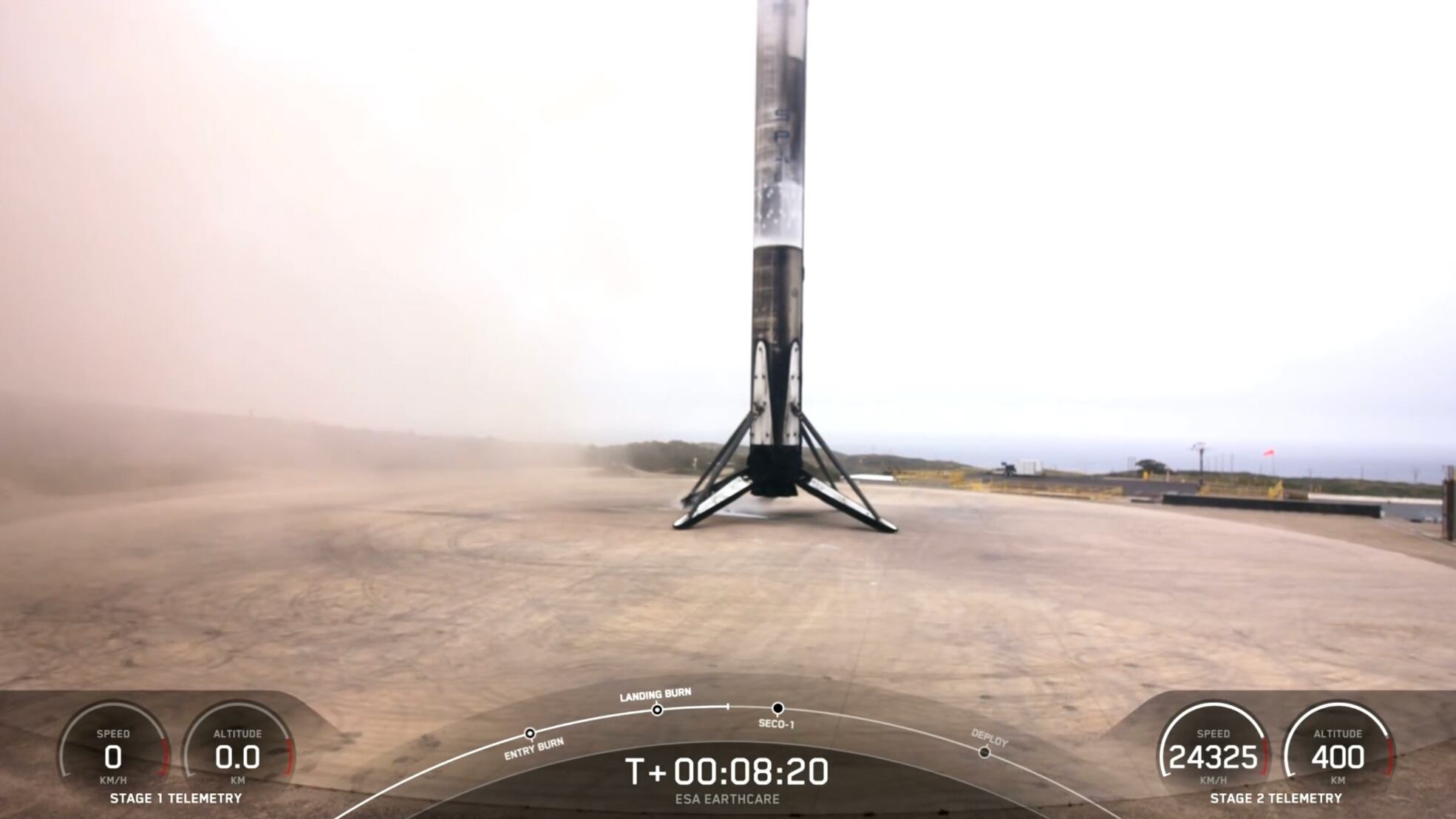 SpaceX lanza el satélite EarthCARE