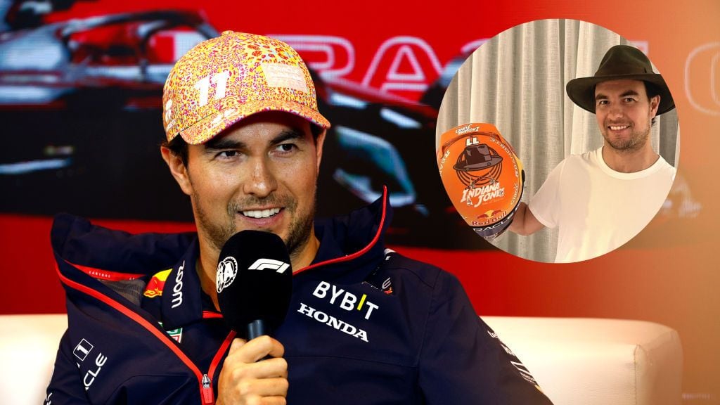 Sergio Pérez presumió su nuevo casco I Getty Images