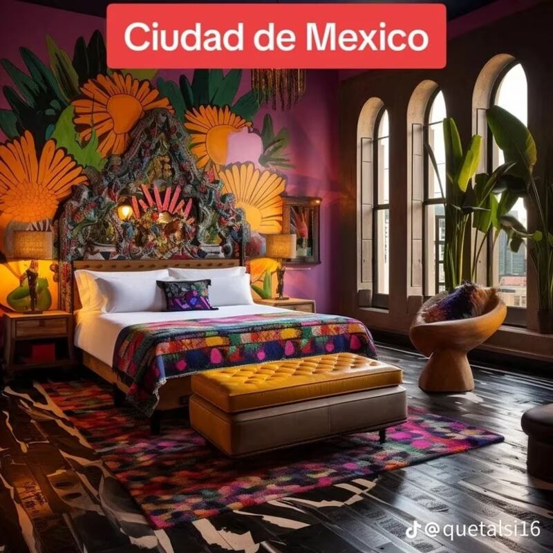 IA estados de México como habitaciones de hotel