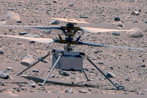 “De otro mundo”: La NASA publicó una espectacular imagen de los restos de una nave hallada en Marte