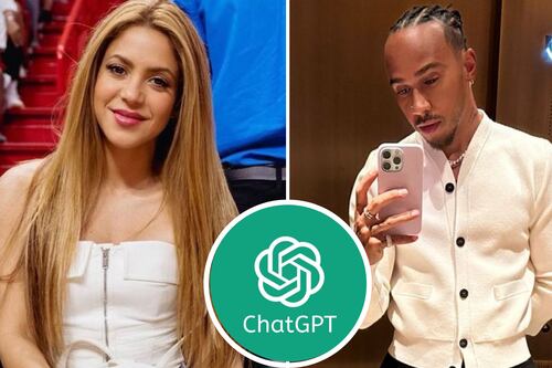 Hasta el ChatGPT habla sobre Shakira y Hamilton: ¿Será una relación con futuro?