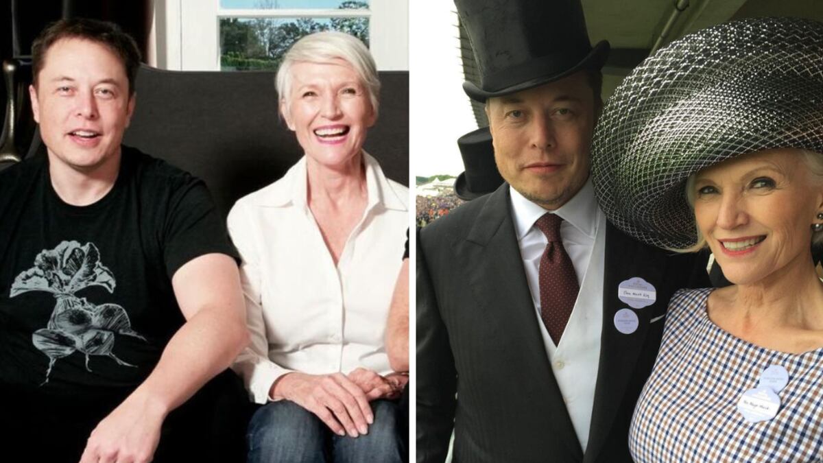 Maye Musk hijo Elon Musk