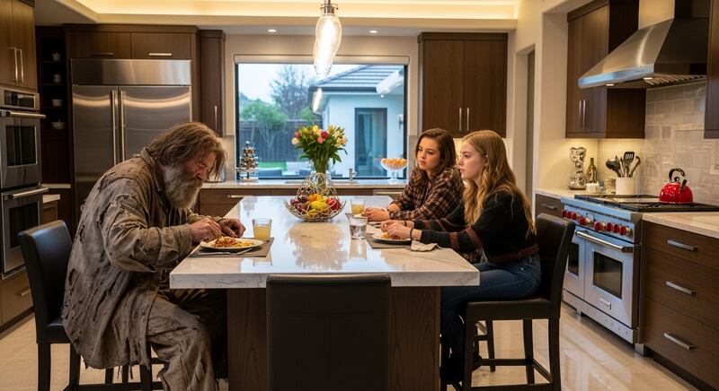 Broma del vagabundo en casa / IA Whisk-FW