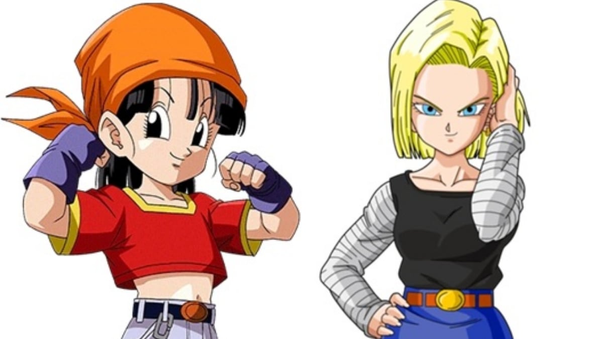 Pan y la Androide Número 18 - Dragon Ball