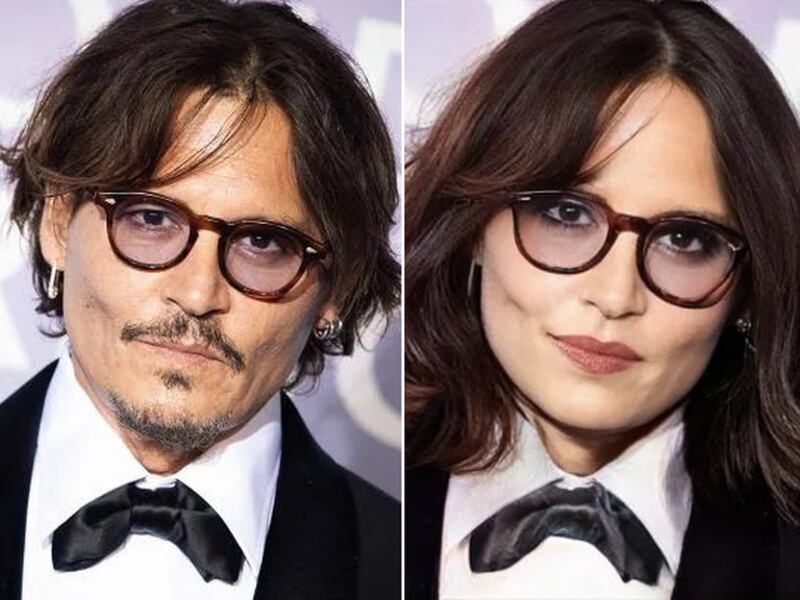 La Inteligencia Artificial de FaceApp genera una galería de arte viral donde le cambia el sexo a Johnny Depp, Emma Watson, Dwayne Johnson y más.