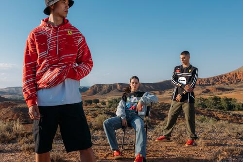 Puma se asocia con Ferrari para una colección que celebra el retorno de la Fórmula 1 a La Vegas