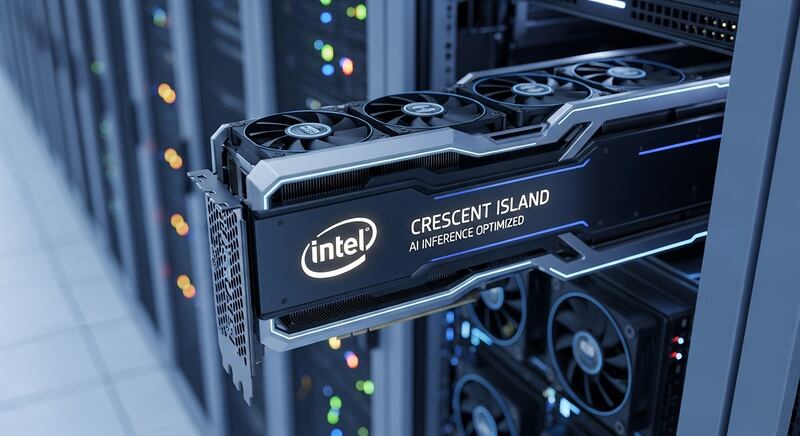 Intel Crecent Island / Imagen conceptual / Whisk-FW