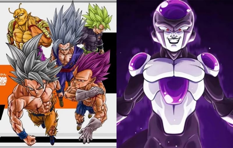 Guerreros Z de Dragon Ball Super y Freezer