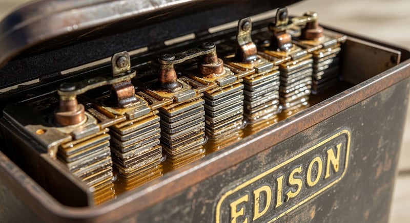 Imagen referencial - Batería de Edison - IA - FW/Whisk