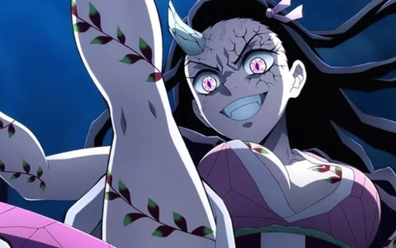 Nezuko Kamado en su forma de demonio - Demon Slayer Kimetsu No Yaiba