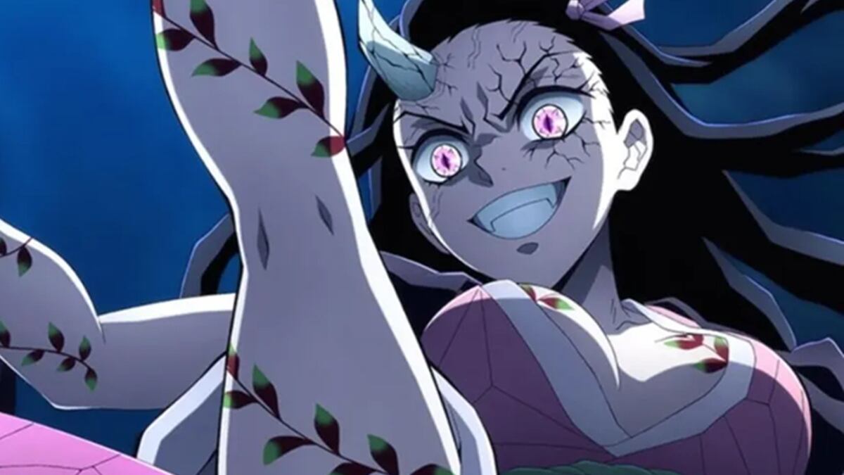 Nezuko Kamado en su forma de demonio - Demon Slayer Kimetsu No Yaiba