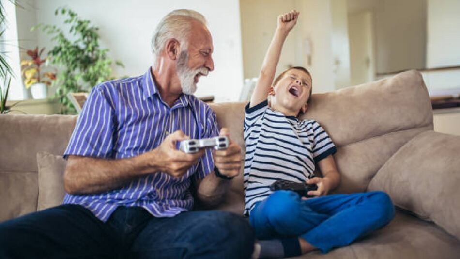 Adultos mayores videojuegos