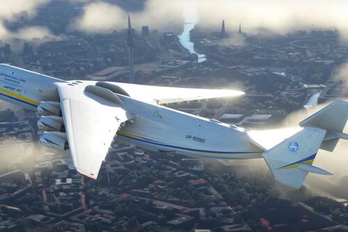 Flight Simulator: Lanzan DLC para recaudar fondos para reconstruir el Antonov AN-225, el avión más grande del mundo