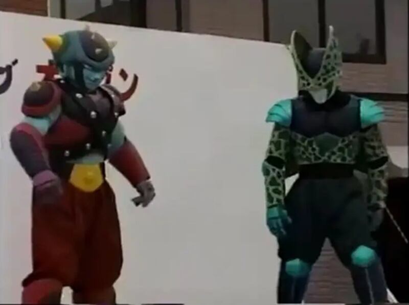 Freezer y Cell  live-show de Goku y sus amigos