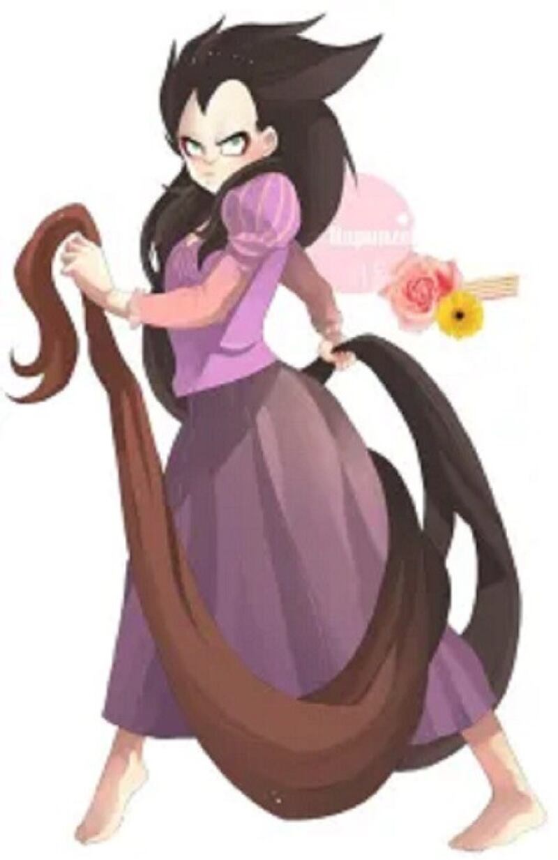 Vegeta Rapunzel