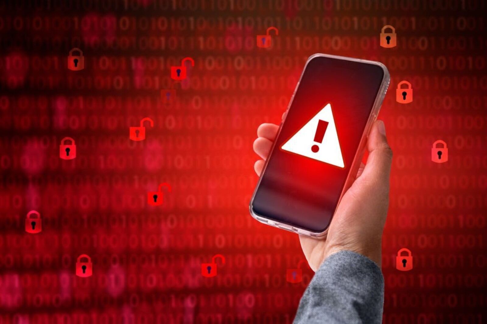 Imagen genérica de un virus de smartphone