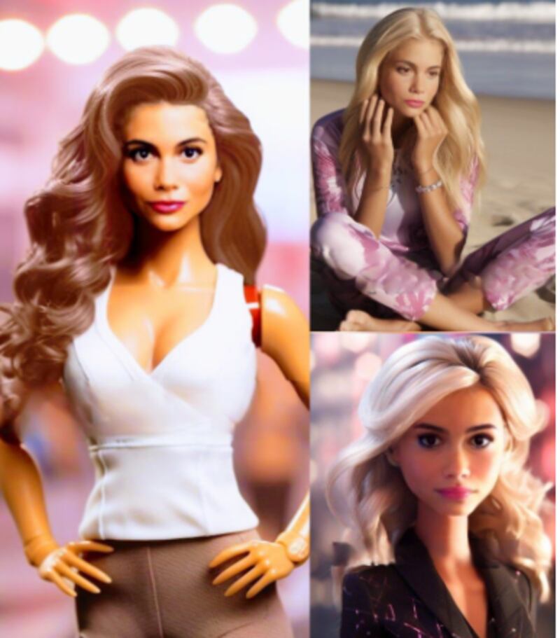Clara Chía Barbie: IA