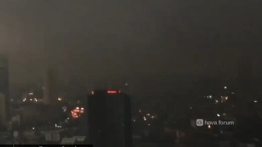 Nube negra cubra a Estambul