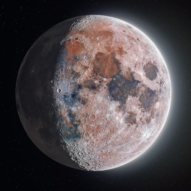 Foto muy detallada de la Luna