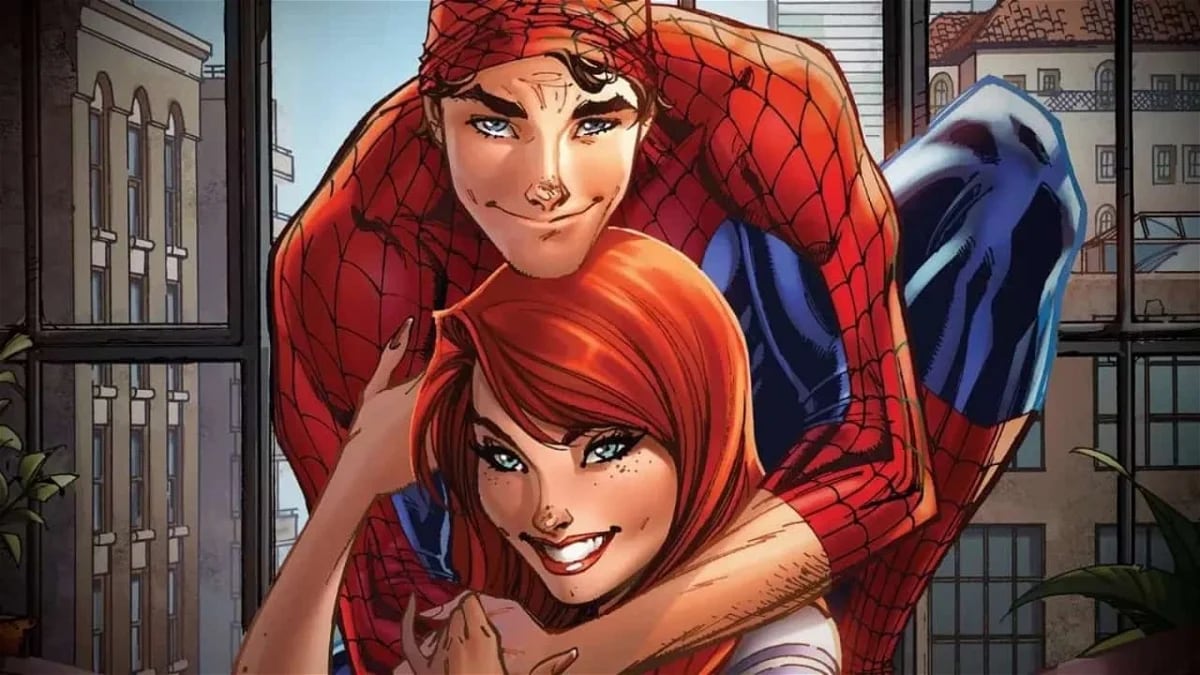 Mary Jane y Spider-Man.