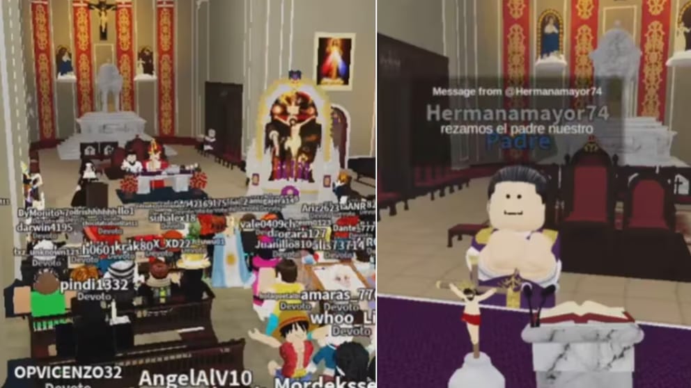 iglesia digital en Roblox