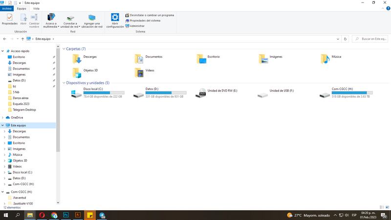 Armamos una guía sencilla con los pasos necesarios para verificar el espacio utilizado y disponible de almacenamiento en nuestra computadora con Windows.