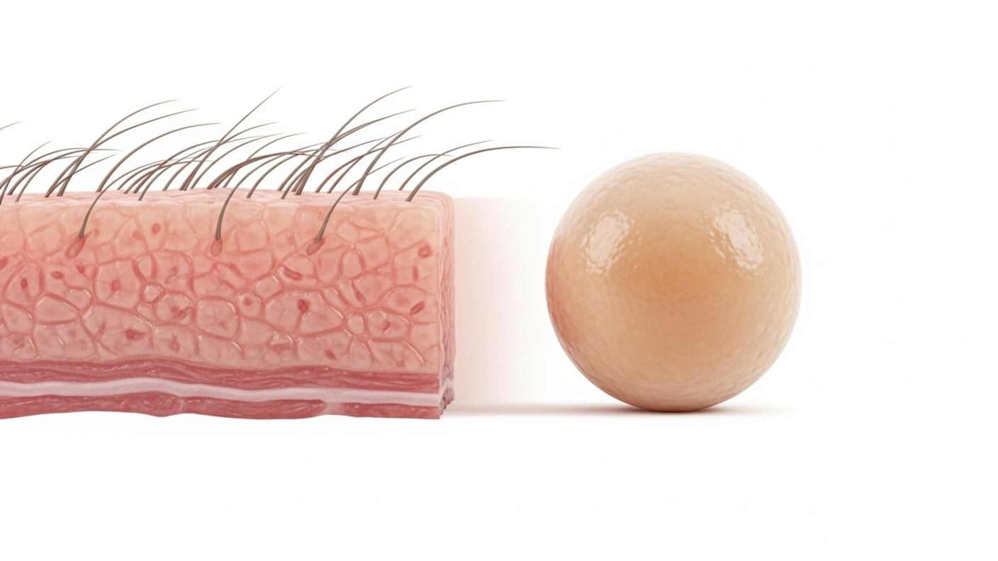 Óvulos a partir de la piel / Composición Whisk-FW