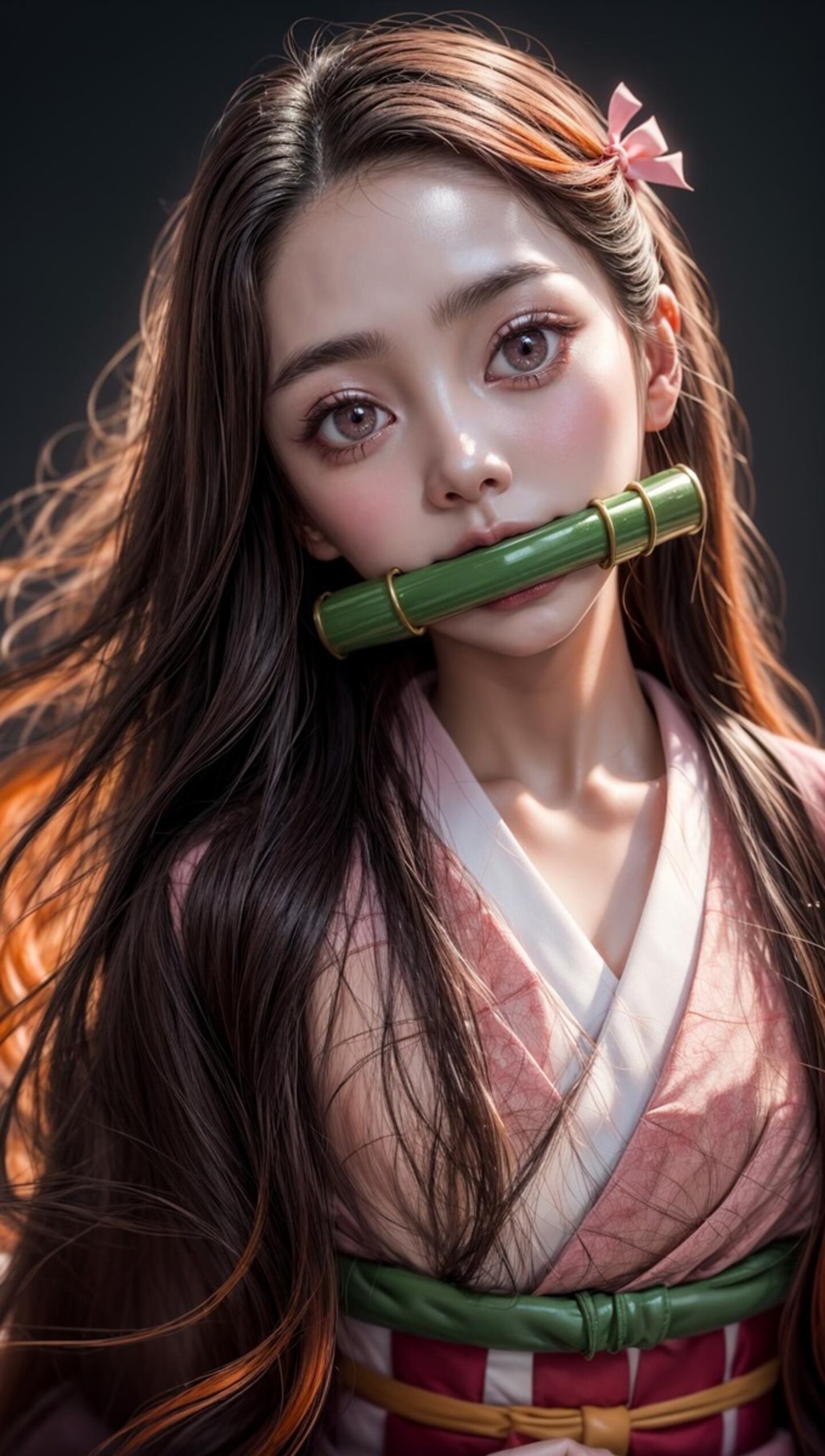 Demon Slayer: Cuatro im&aacute;genes de Nezuko hiperrealista hechas por la IA