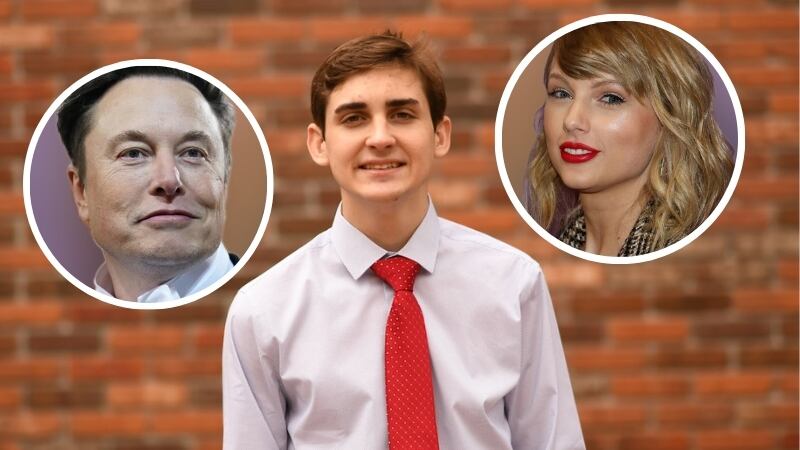 Jack Sweeney, Elon Musk y Taylor Swift | Composición