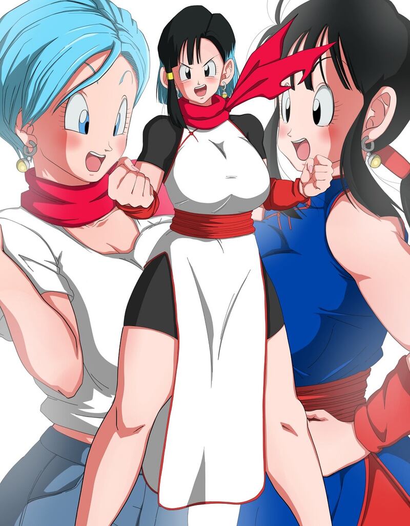 Fusión Milk y Bulma @Hazama_Null