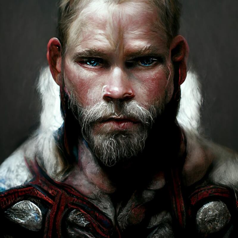 Thor por la Inteligencia Artificial Midjourney