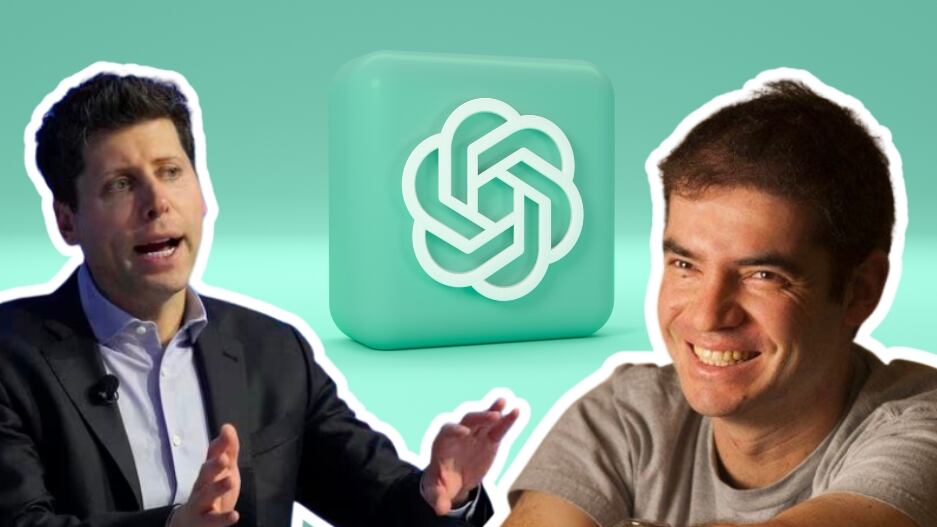 Sam Altman e Ilya Sutskever / Composición