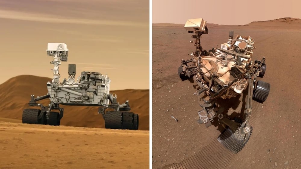 Rover Curiosity y rover Perseverance | NASA: Composición