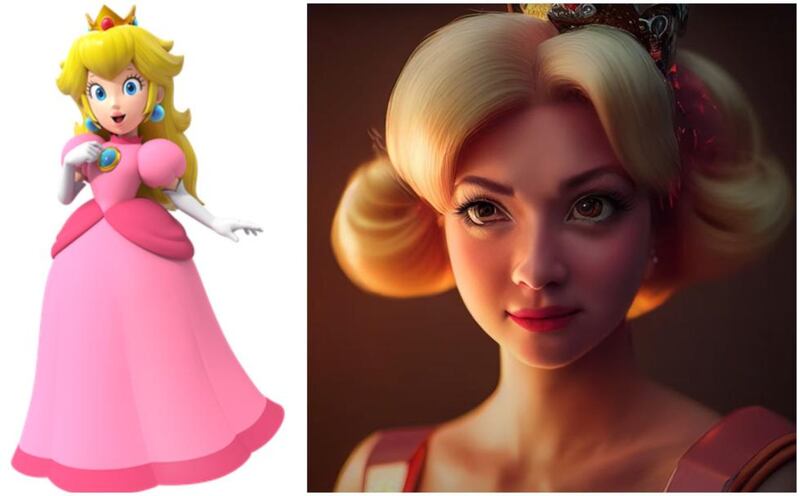 Un loco alimenta la Inteligencia Artificial de Midjourney para que genere retratos realistas y perturbadores de los personajes de Super Mario Bros.