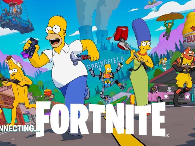 La colaboración de Los Simpsons con Fortnite ha sido el mayor éxito del videojuego en muchos meses