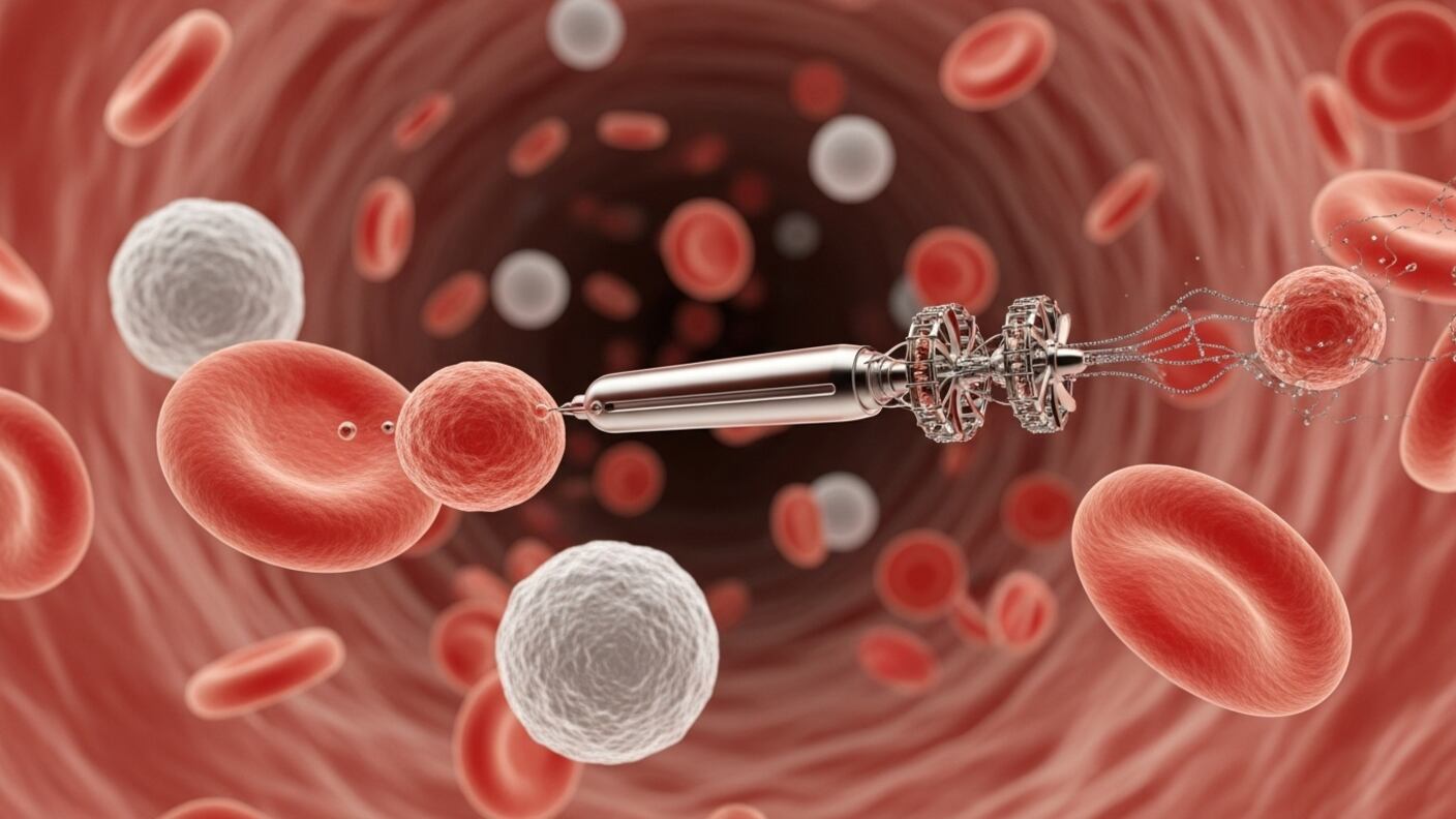 Microrobot contra el cáncer, imagen conceptual. - Whisk/FW