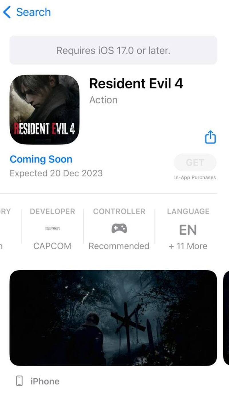 App Store Resident Evil 4