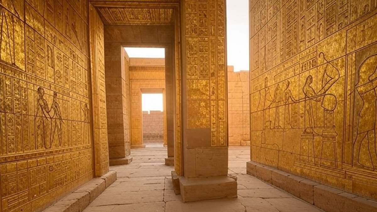 Representación de la IA de la ciudad perdida de oro