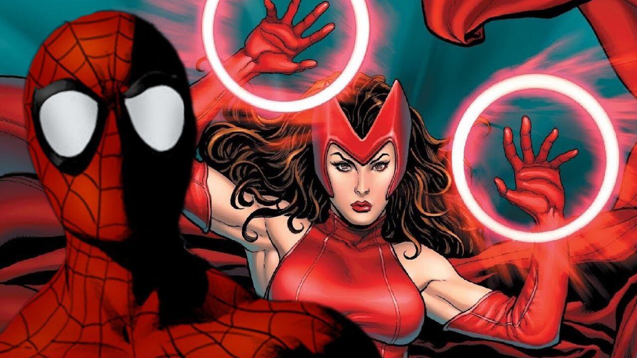 Spider-Man y Scarlet Witch, de Marvel Comics
