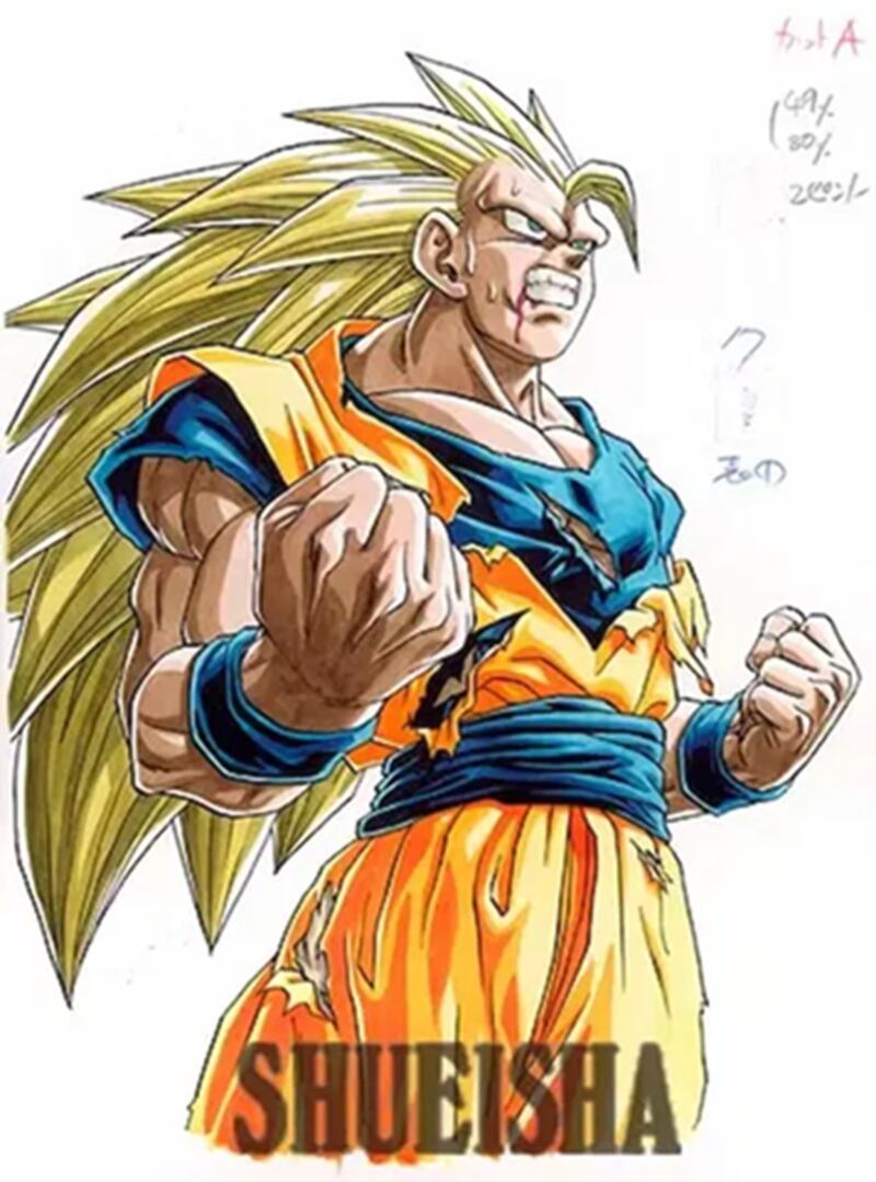 Goku Super Saiyajin 3 - Dragon Ball Z