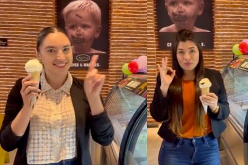 ¿Lamerlo está mal? Tiktoker enseñó la manera “correcta” de comerse un helado