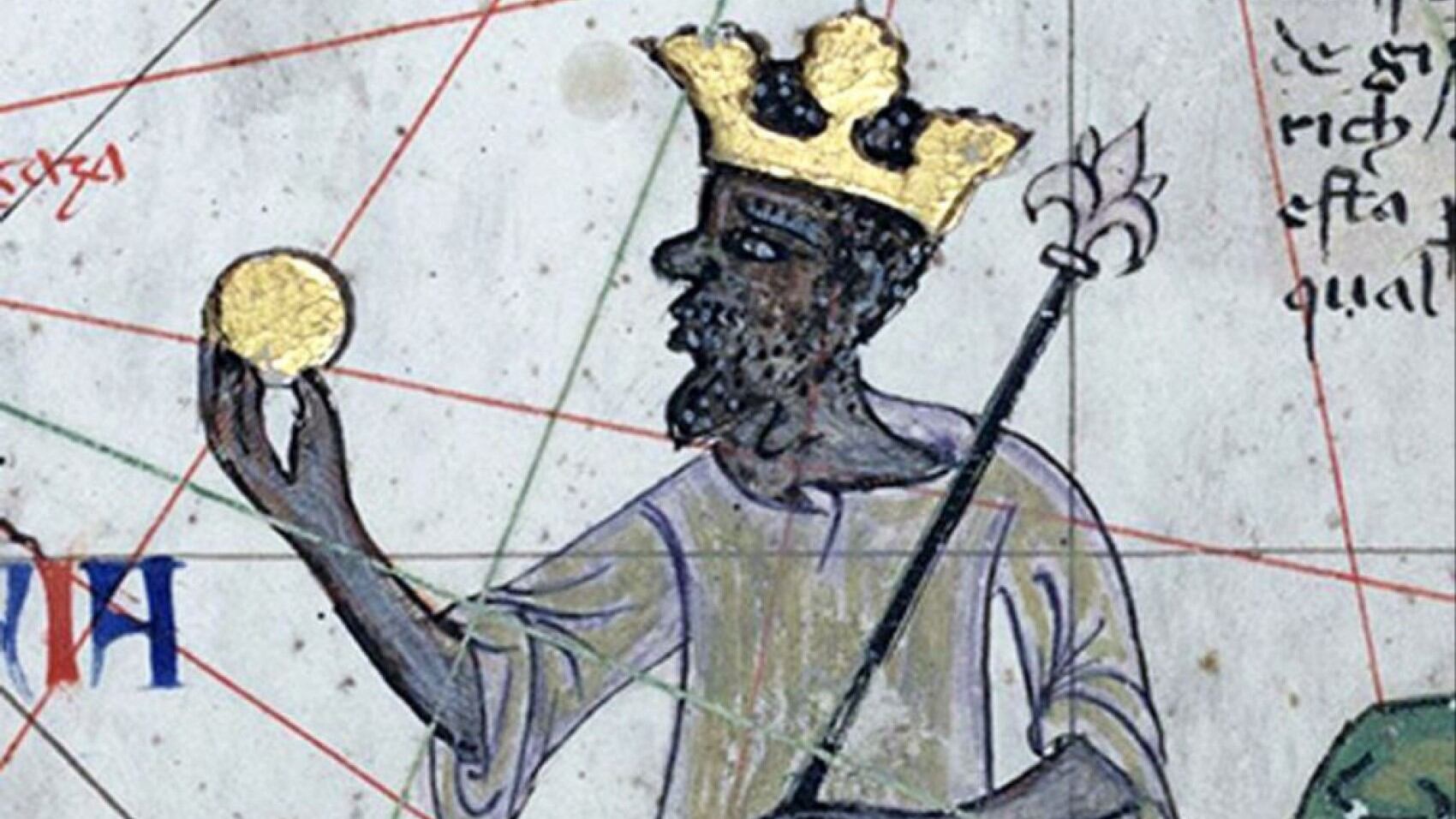 Mansa Musa, según una obra catalana de la Edad Media