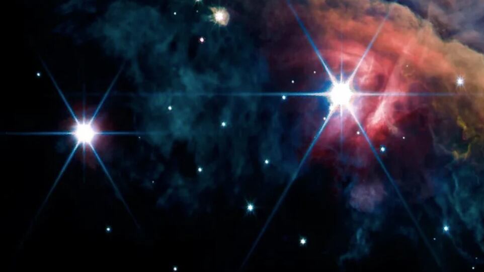 Imagen recortada de la nebulosa de Orión