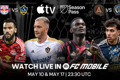EA Sports FC Mobile se asocia con la MLS y Apple TV para llevar cuatro partidos en vivo a jugadores de todo el mundo