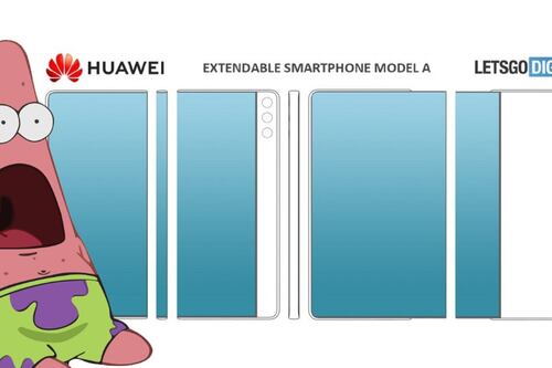 Huawei patentó un smartphone con pantalla que se desliza y hay que verlo para creerlo